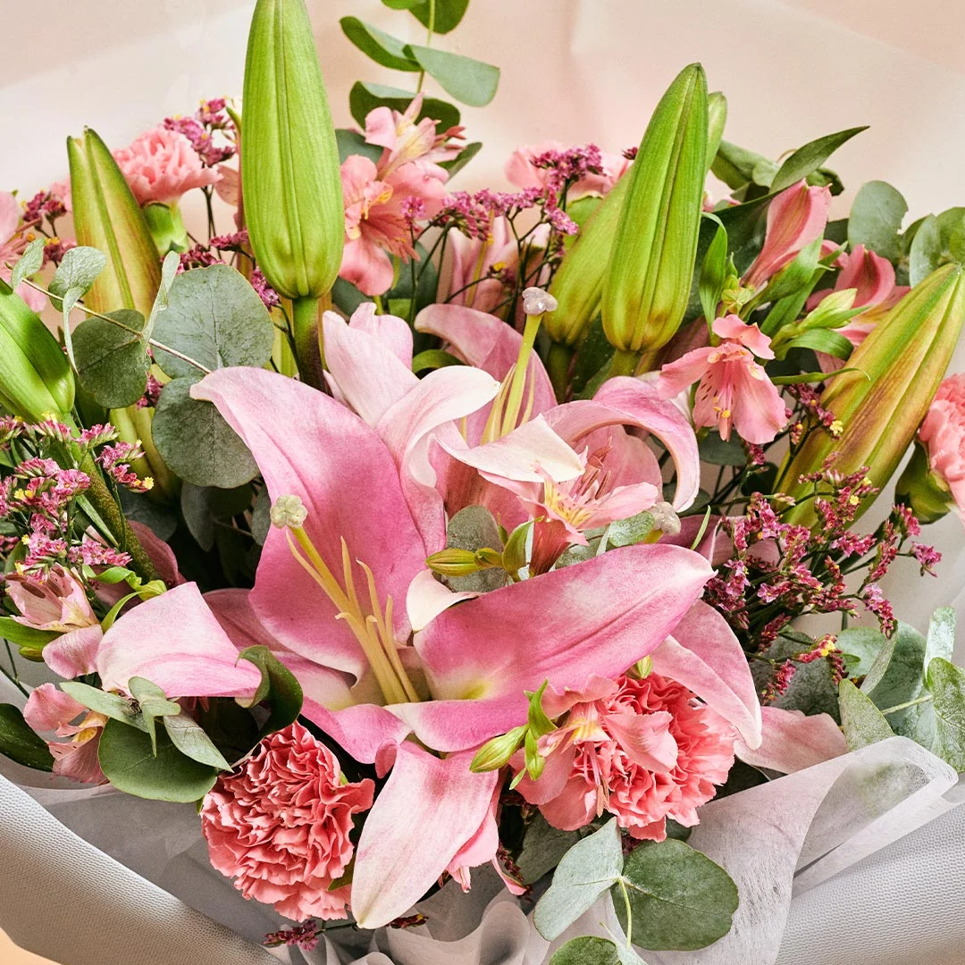 Annabeth Pink Lily Bouquet - Image 8