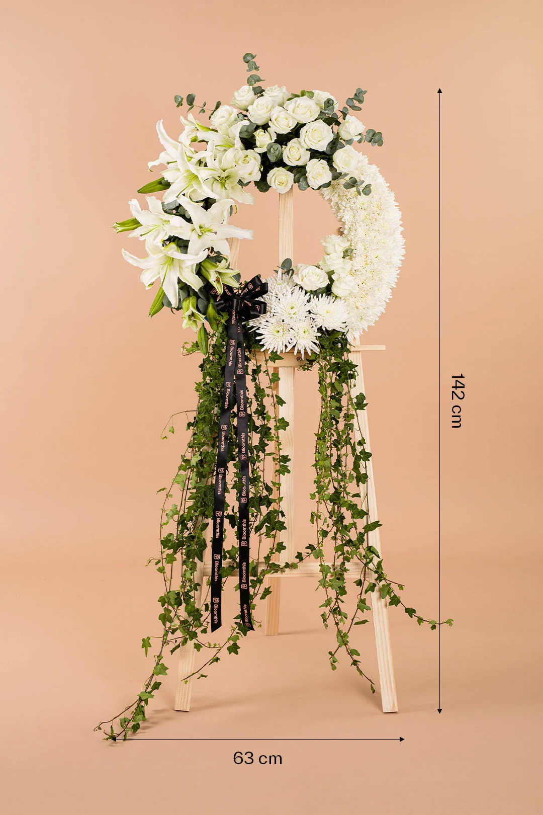 Archangel Condolence Flower Stand - Image 5