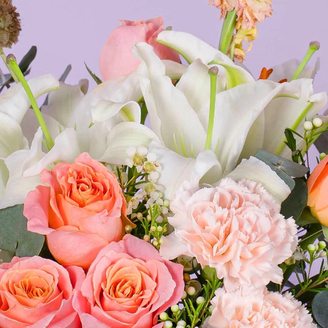 Bernadette White Lily Flower Box - Image 5