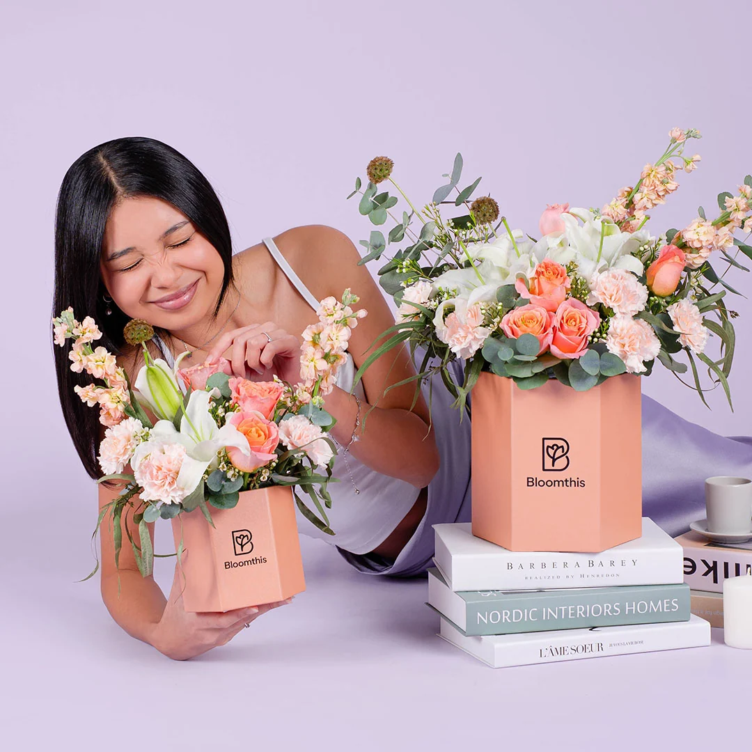 Bernadette White Lily Flower Box - Image 6