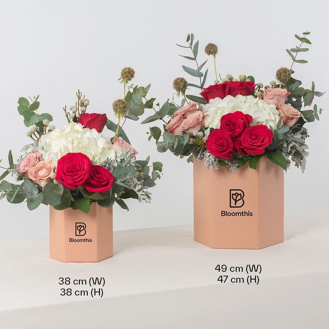 Brooke White Hydrangea Flower Box - Image 3