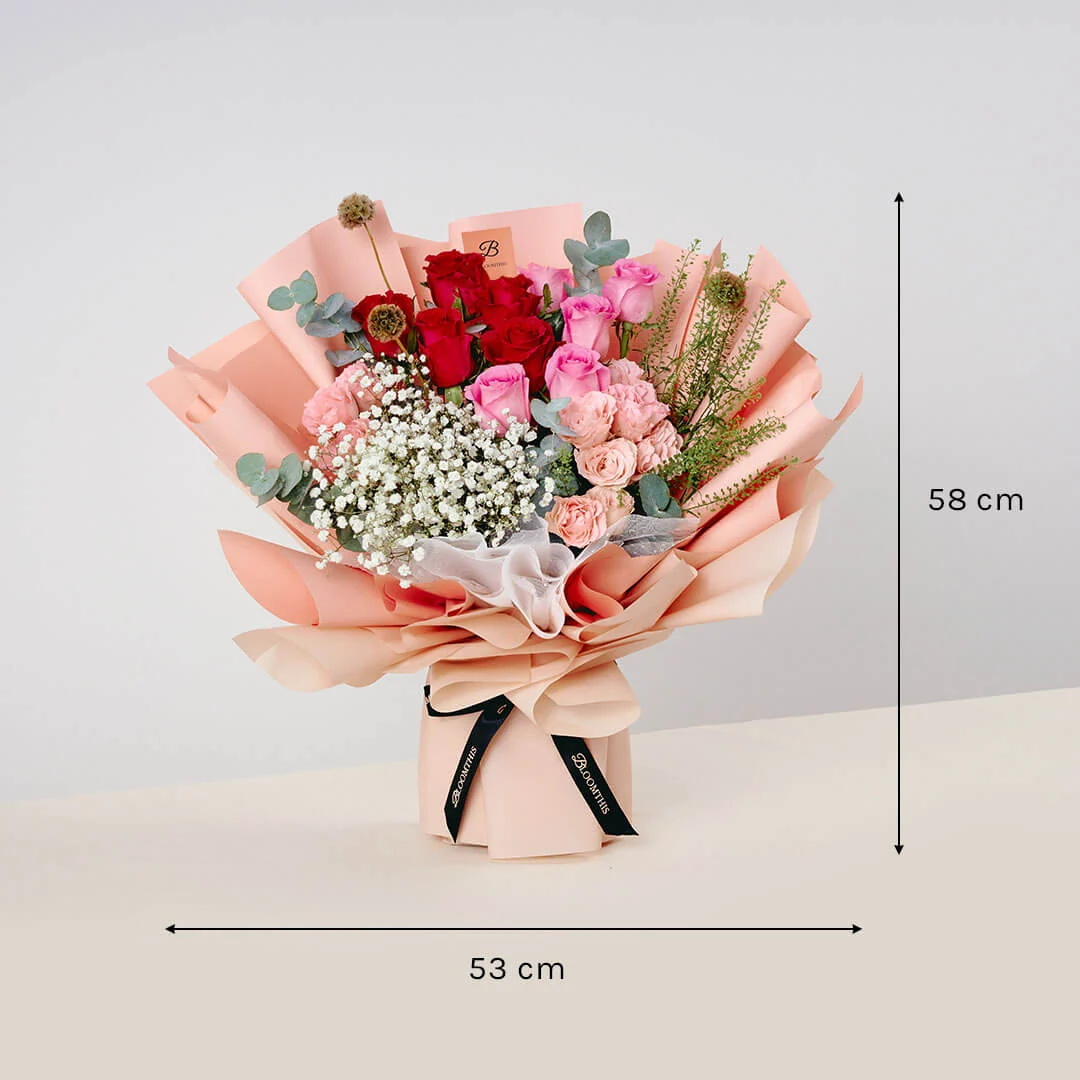 Catalina Pink Rose Bouquet - Image 5