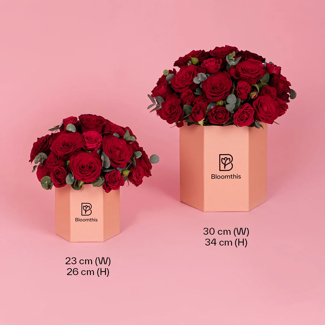 Kate Red Rose Flower Box - Image 7