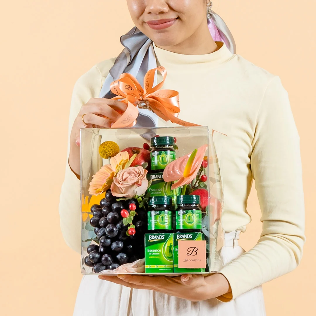 Luisa Get Well Gift Basket with Chicken Essence - Image 3