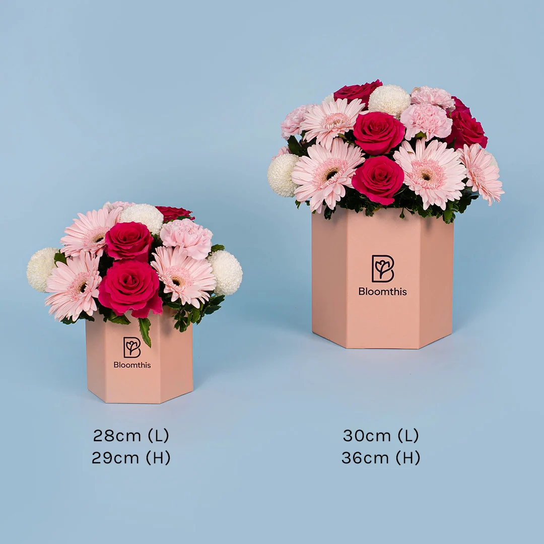 Marilyn Gerbera & Rose Flower Box - Image 7