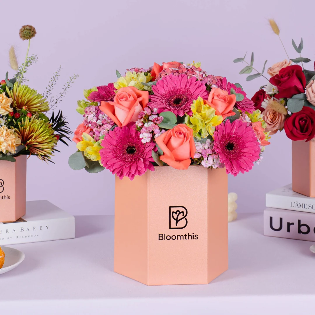 Matilda Gerbera & Rose Flower Box - Image 8