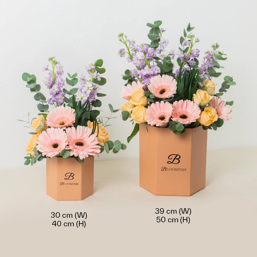 Naomi Pink Gerbera Flower Box - Image 10