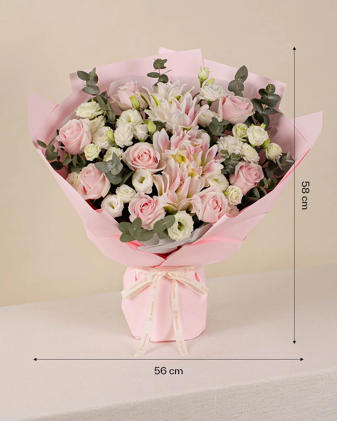 Tessa Pink Lily Bouquet - Image 5