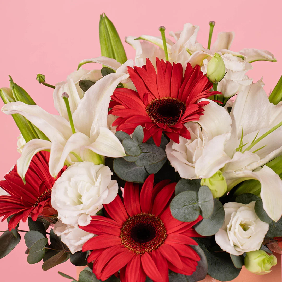 Valda Gerbera & Lily Flower Box - Image 5
